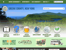 Tablet Screenshot of greenegovernment.com